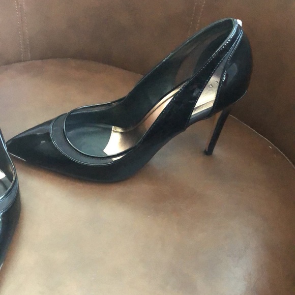 TED BAKER LONDON Clancyl Patent Mesh Pump - Picture 4 of 9